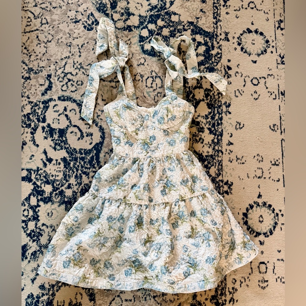 Altar’d State Sara Flora Mini Dress XXS